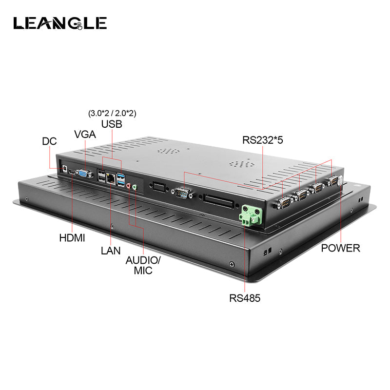 Open Frame Industrial Panel PC Capacitive Touch with Metal Rear Cover